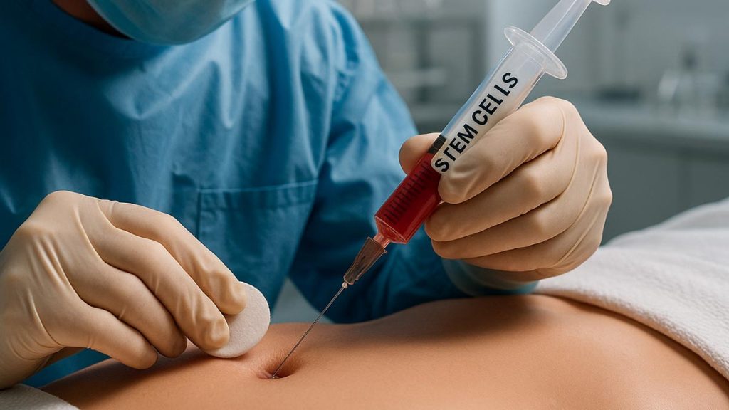 Efectos de las células madres inyectadas