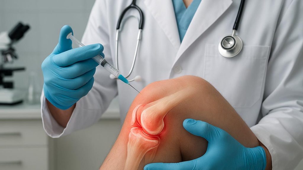 Tratamiento de células madre en rodilla